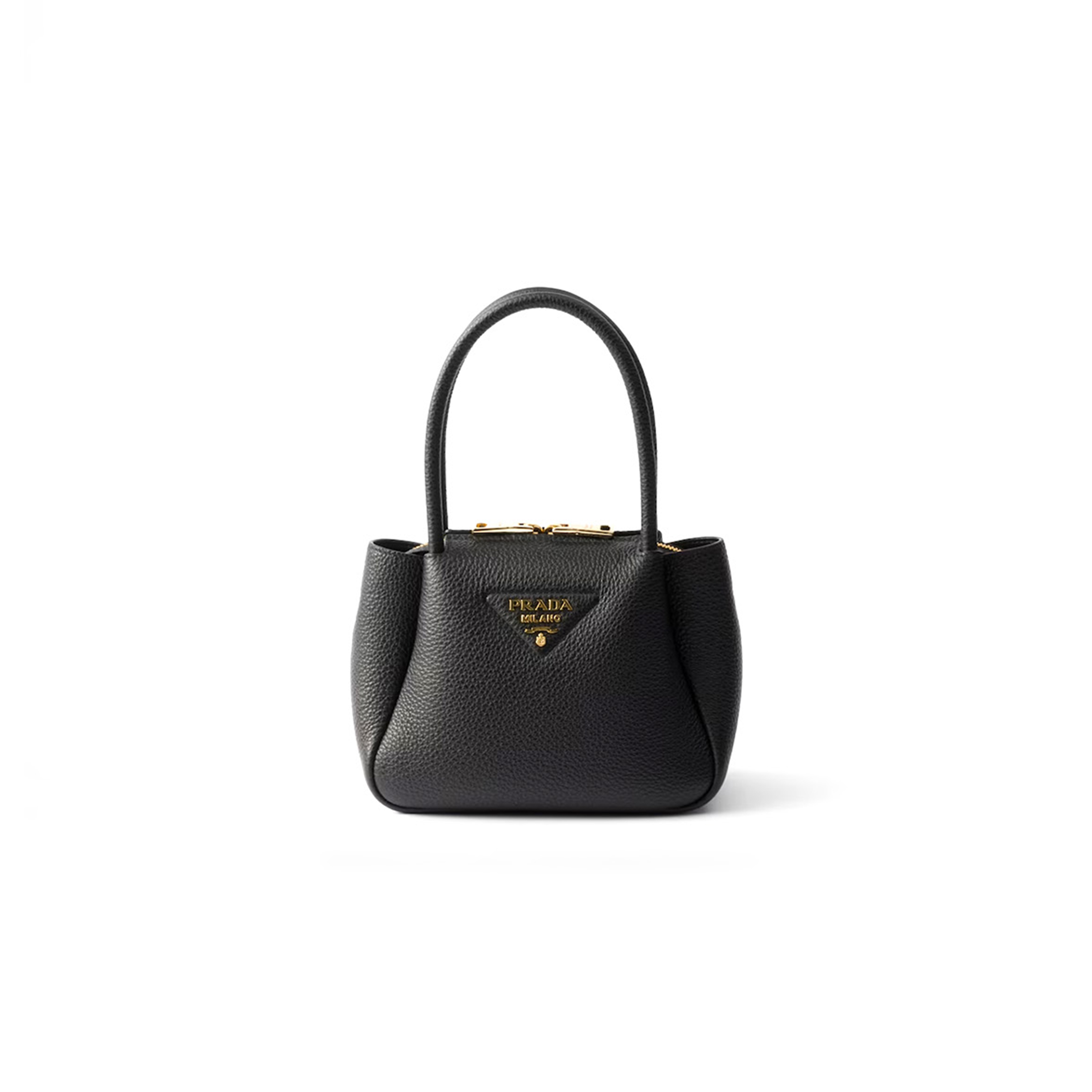 PRADA LEATHER MINI HANDBAG 1BA362 (19.5*18*9cm) PRADA LEATHER MINI HANDBAG 1BA362 (19.5*18*9cm)
